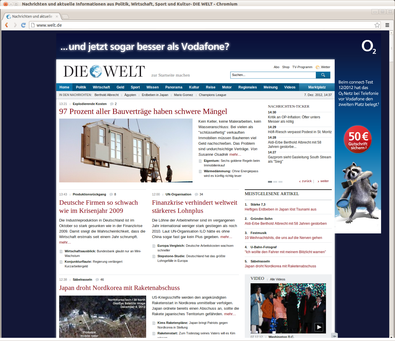 Relaunches von www.welt.de 