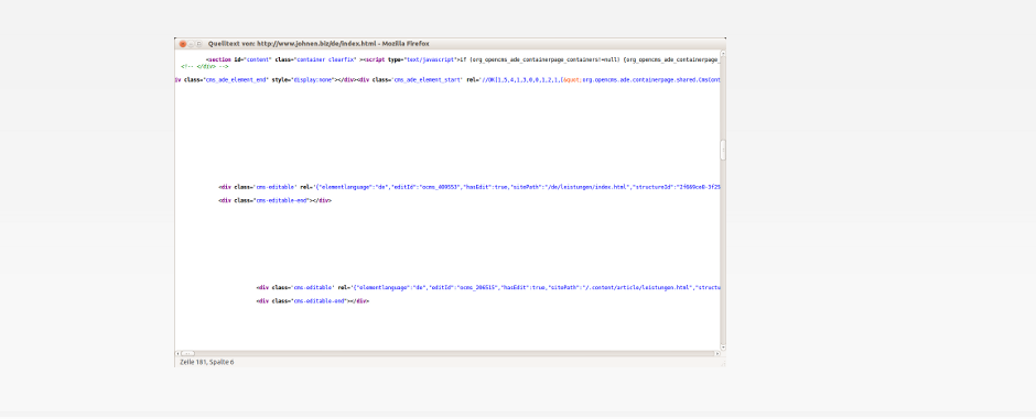 Whitespace in Tomcat with Magnolia (CMS) or OpenCms 