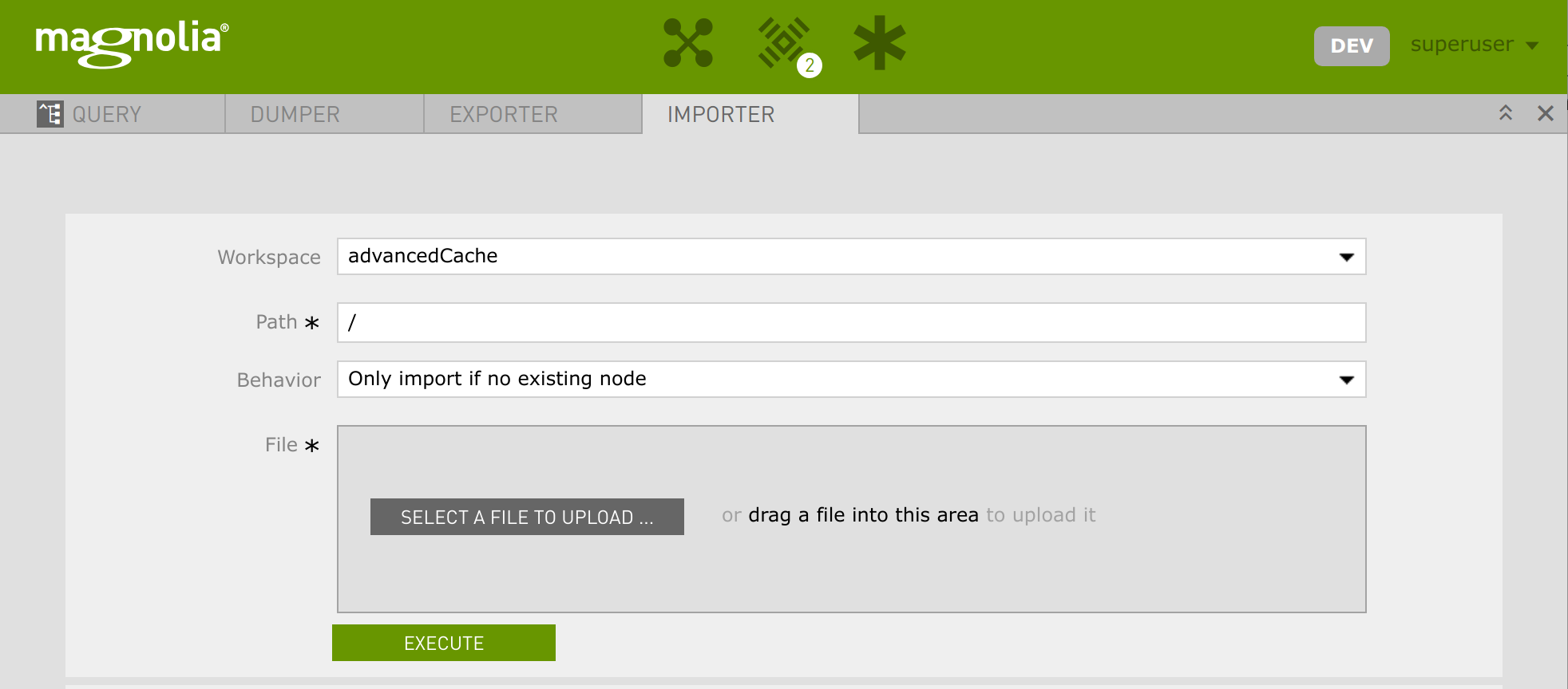 Magnolia (CMS) - batch import XML files into JCR