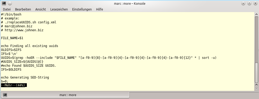 Replace UUIDs (in OpenCms or Magnolia)